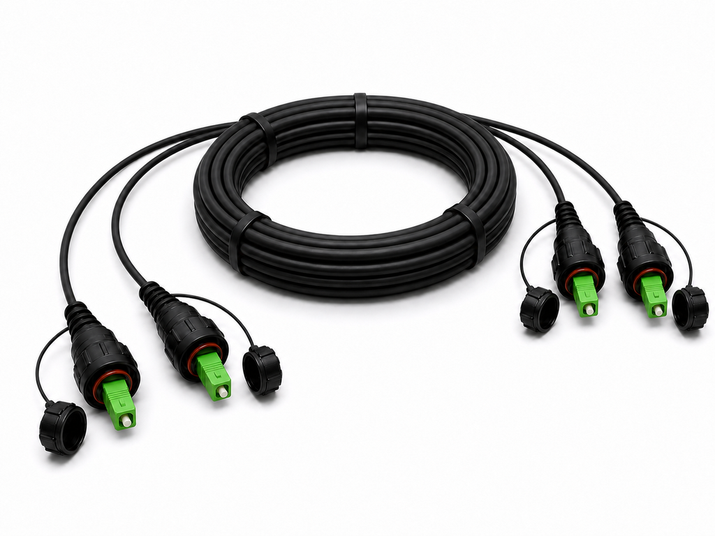 Cable a medida · ODVA IP-SC · OS2 · 2F · 100 m · Interior/Exterior Armada IP68