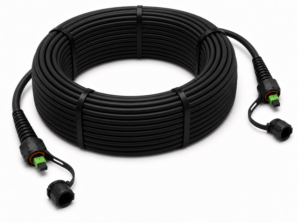 Cable a medida · ODVA IP-MPO · OS2 · 12F · 150 m · Interior/Exterior Armada IP68
