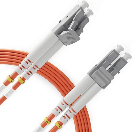 [BTPLCULCU-1DLC-3M] Fiber Patch Cable Multi Mode, OM1 62.5/125 G.651.1, 3.0mm LSZH  ( 1 Pack ) (LC/UPC, LC/UPC, Duplex, 3 m)