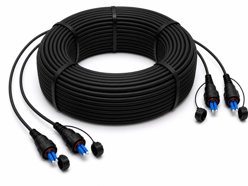 [BTODIPLCALAODIPLCALA-OS24IEAN-150M] Cable a medida · ODVA IP-LC Duplex · OS2 · 4F · 150 m · Interior/Exterior Armada IP68